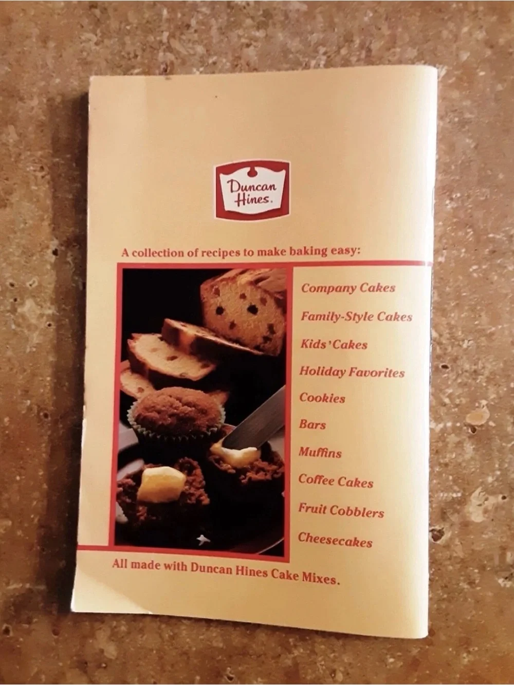 Quick and Easy Baking with Duncan Hines Cake Mixes Vintage 1985 Cook Booklet